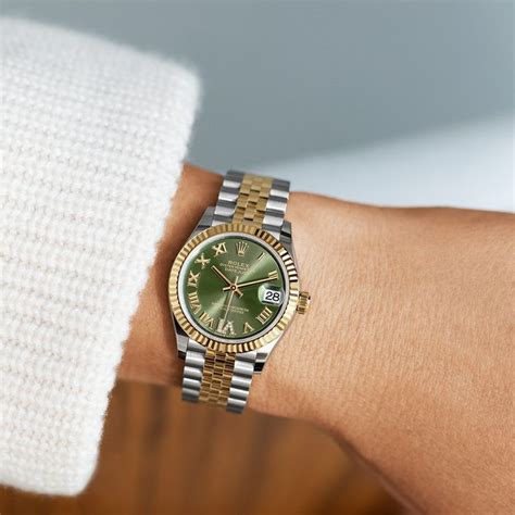 rolex datejust 31 olive|rolex datejust 31 gold price.